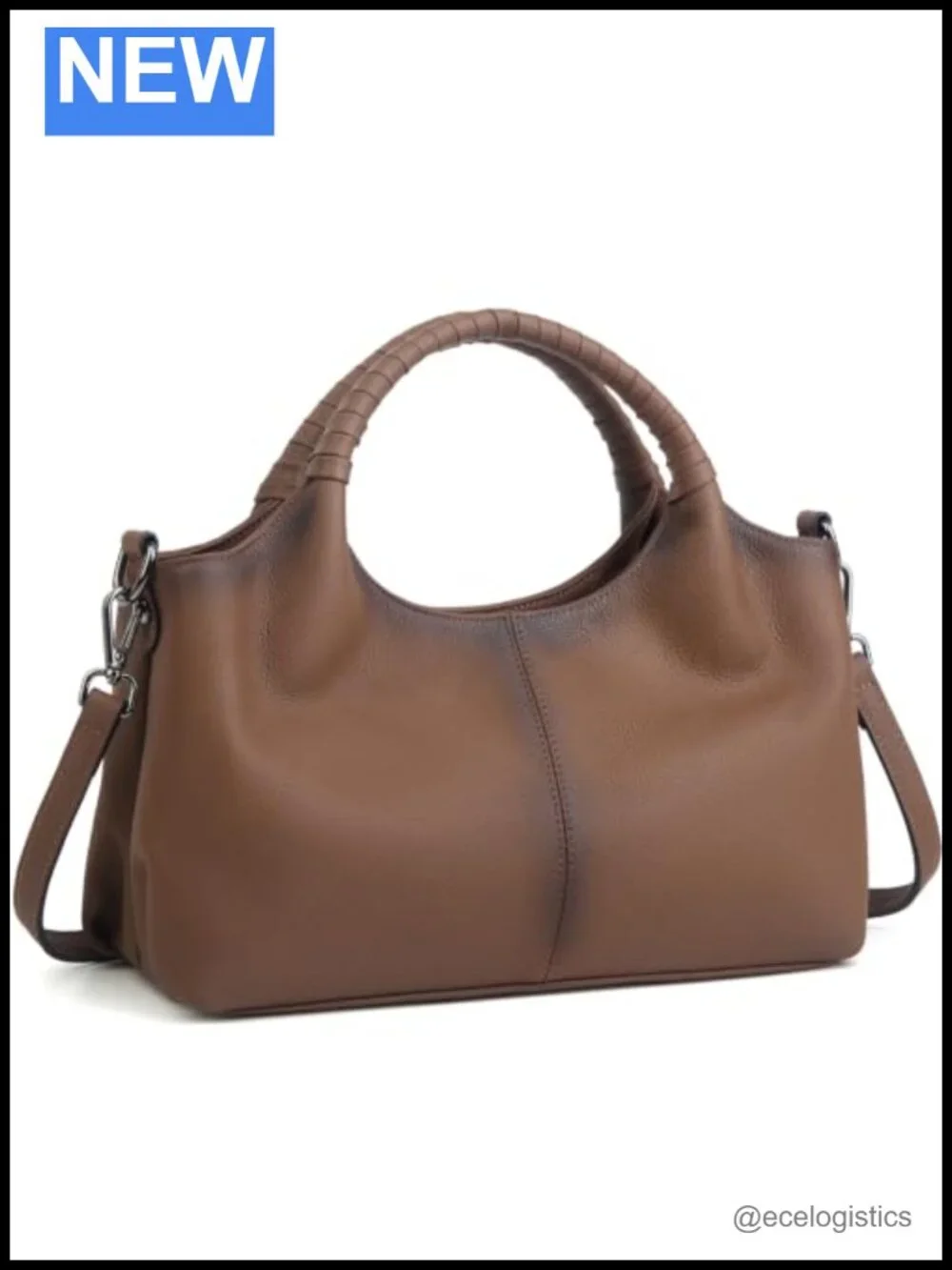 Genuine Leather Hobo Satchel Purse for Women Top Handle Tote Crossbody 3-in-1
